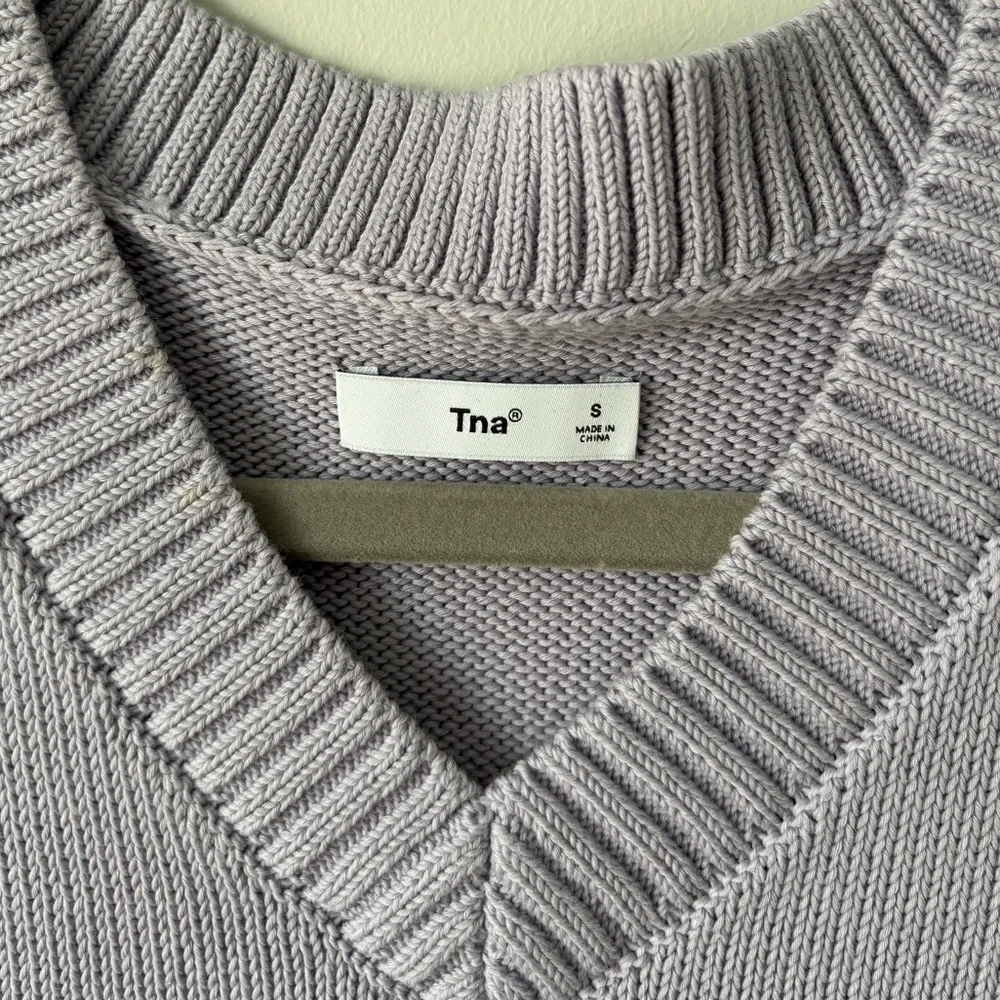 Aritzia TNA Marcy Lavender Sweater Vest - Picture 3 of 4